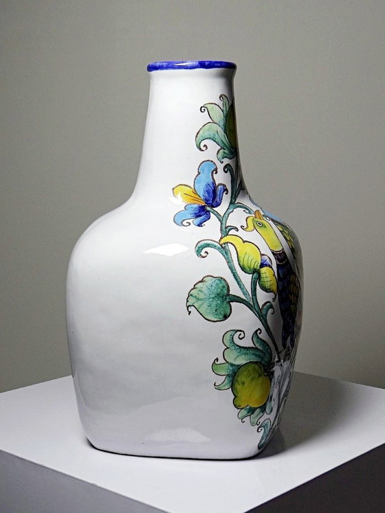 Image 1 of Large vintage Italian demijohn vase from the 1960s-80s in the style of Innocenti