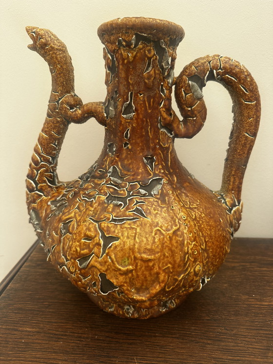 Image 1 of Large vintage jug from the 60s - Ceramic Honey