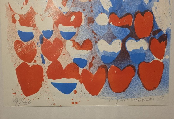 Image 1 of Jan Cremer - 'Tulips' - framed screen print 1981, small edition