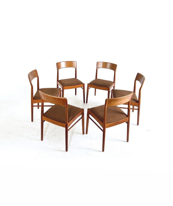 Image 1 of 6x vintage dining chair, Henning Kjærnulf '60