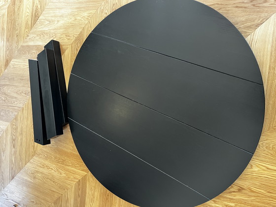 Image 1 of Mesa de comedor redonda negra | 150 cm