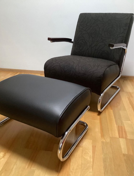 Image 1 of Relax fauteuil met poef