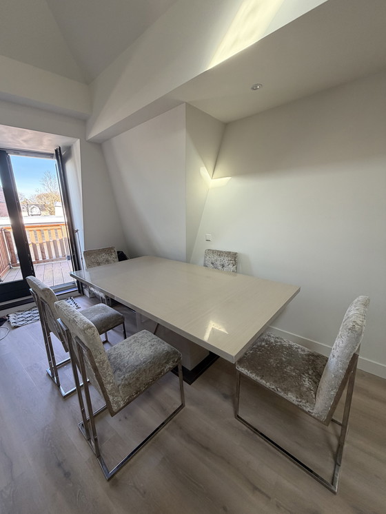 Image 1 of Massif wood dining table with 6 chairs 