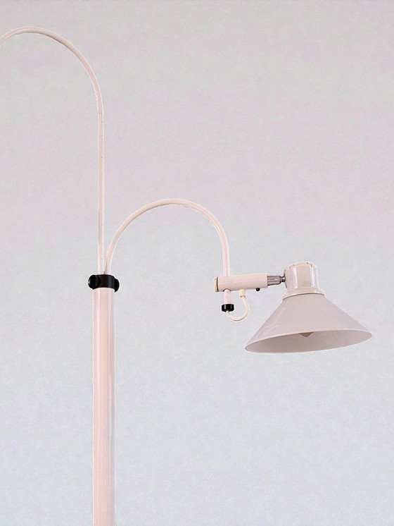 Image 1 of Vintage Space Age Double-Head Floor Lamp – Sölken Leuchten / Koch & Lowy Style