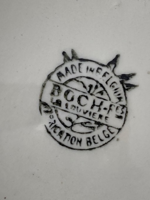 Service à café Art Déco, Boch Frères, vers 1930