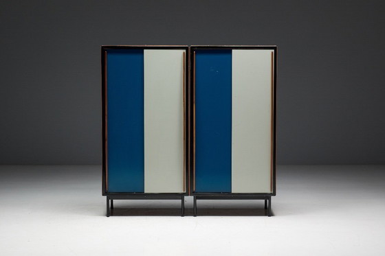 Image 1 of Armadi modernisti di Willy Van Der Meeren per Tubax, Belgio, anni '50