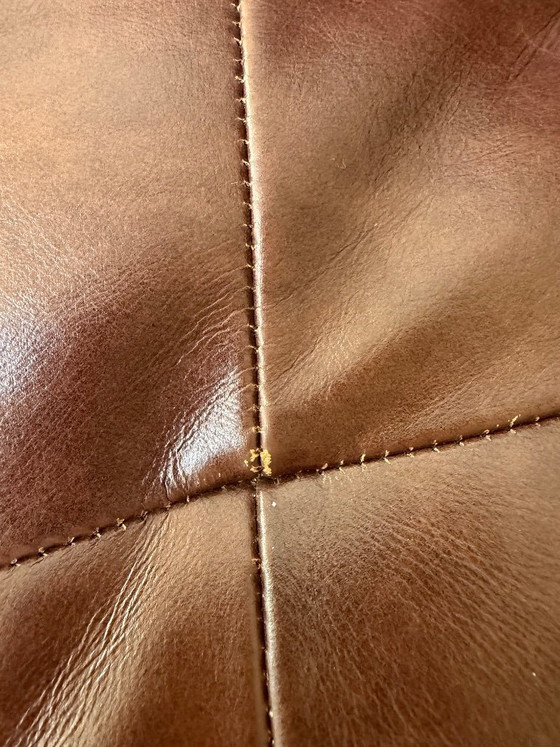 Ledersofa, 3-Sitzer – Leather, Metal (photo 6 of 7)