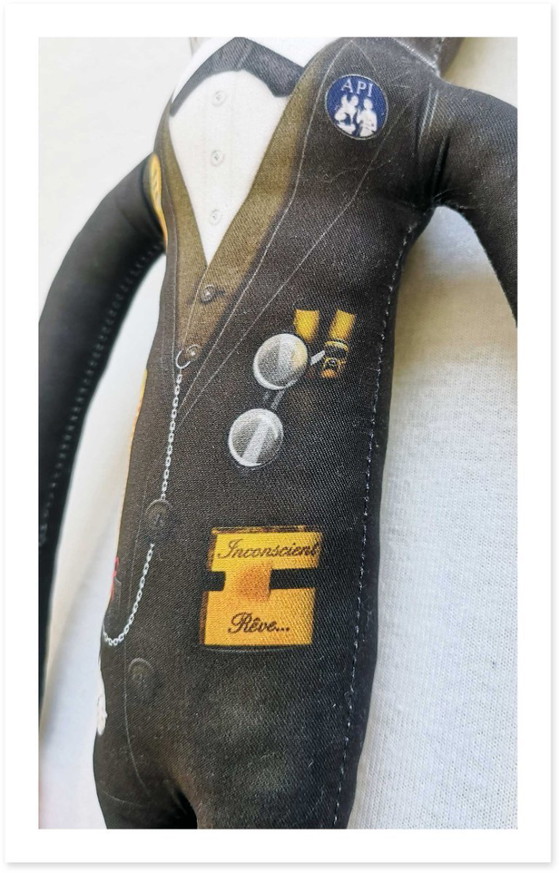 Image 1 of Sigmund Freud Gift | Psychology Gift | Psychoanalyst Gift | Therapist Office Decor | Freud Art Doll