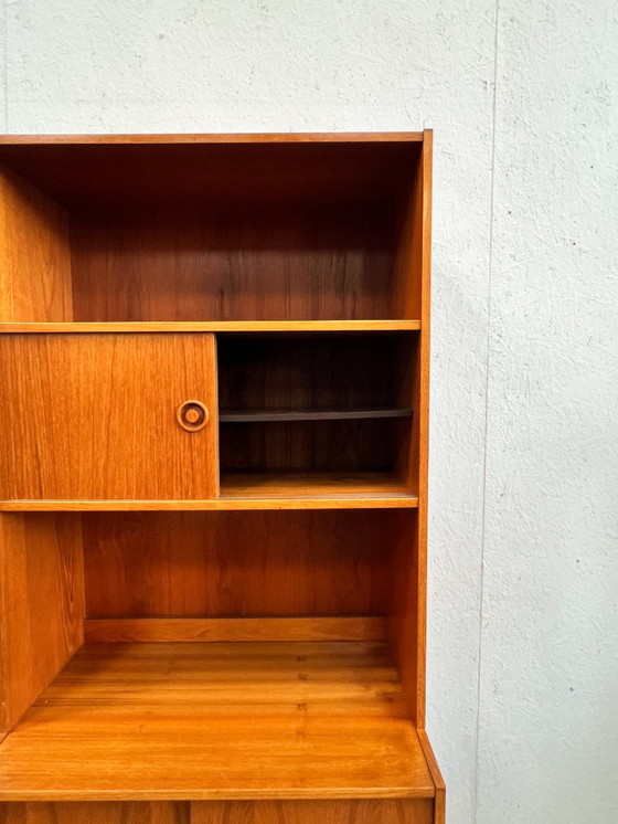 Image 1 of Vintage Highboard, Wandmeubel. Denemarken 1970's