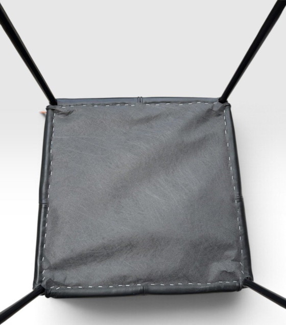Tabourets de bar Jess Design "Forward" | Set de 3 | Cuir Noir | Excellent État! – Leather, Metal (photo 14 of 15)