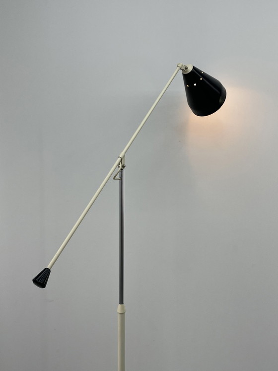 Image 1 of Lampadaire vintage Wim Rietveld modèle 6322 pour Gispen