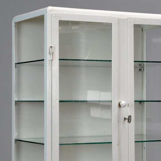 Image 1 of Iron medical cabinet, 1950s