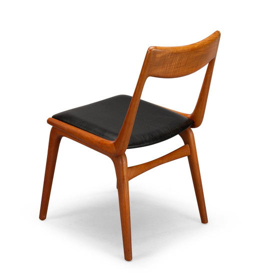 Image 1 of Design danois Chaises Boomerang Modèle 370 par Erik Christensen pour Slagelse Mobelvaerk, Lot de 6