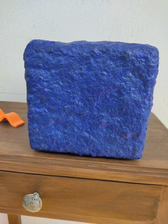 Electric Blue Vase – Decorative Objects, Paper (photo 4 of 5)
