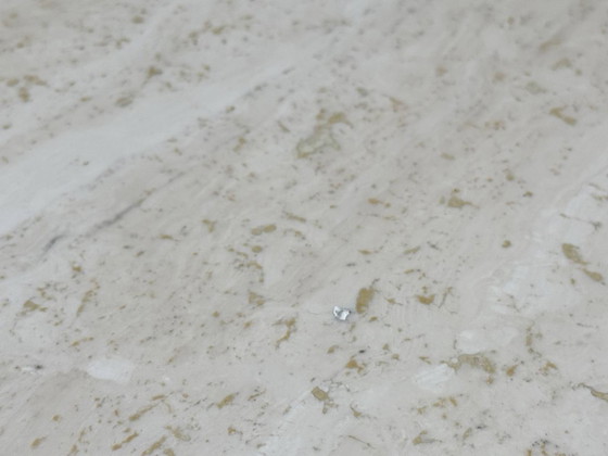 Image 1 of Mesa redonda de travertino, Italia, años 70