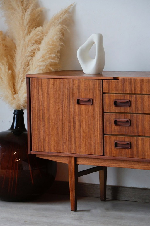 Vintage Teak Sideboard by Beautility | 1960s Design, Restored