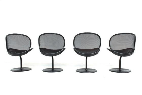 Image 1 of Come nuove! Set vintage di 4 sedie O-Line, disegnate dal Prof. Herbert Ohl per Wilkhahn nel 1982, in condizioni da museo!