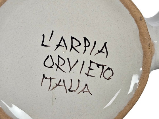 Image 1 of L'Apria Ceramiche Orvieto - salières et poivrières - Majolique - Italie 