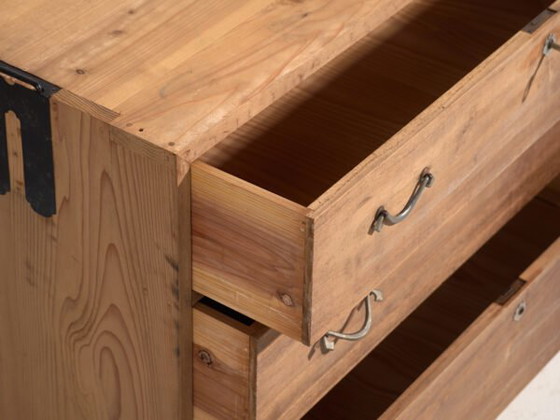 Antique Japanese chest of drawers - Taishō / Showa Period (c. ) #30 – Metal (photo 29 of 40)