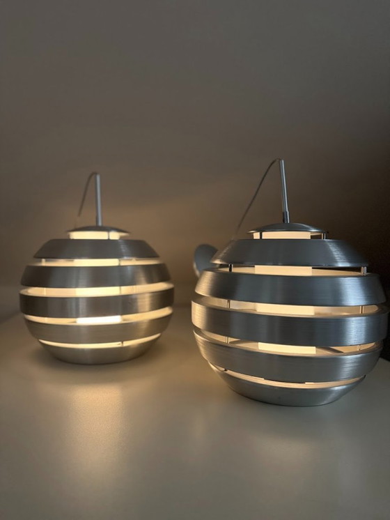 Image 1 of 2x Original Space Age, suspensions Mercur vintage, 30 cm