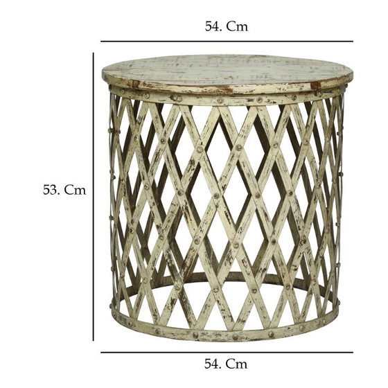 Metal Coffee table with wooden top (photo 2 of 6)