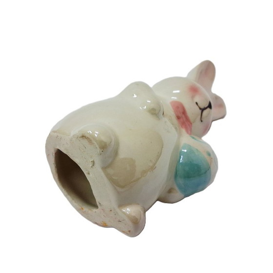 Image 1 of Ceramic Glazed rabbit figurine 12 cm