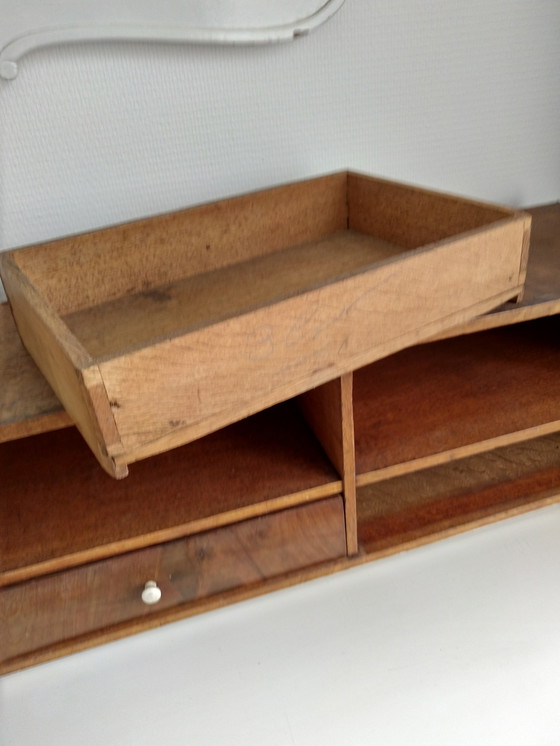 Image 1 of Pieza antigua de escritorio/armario con cajones