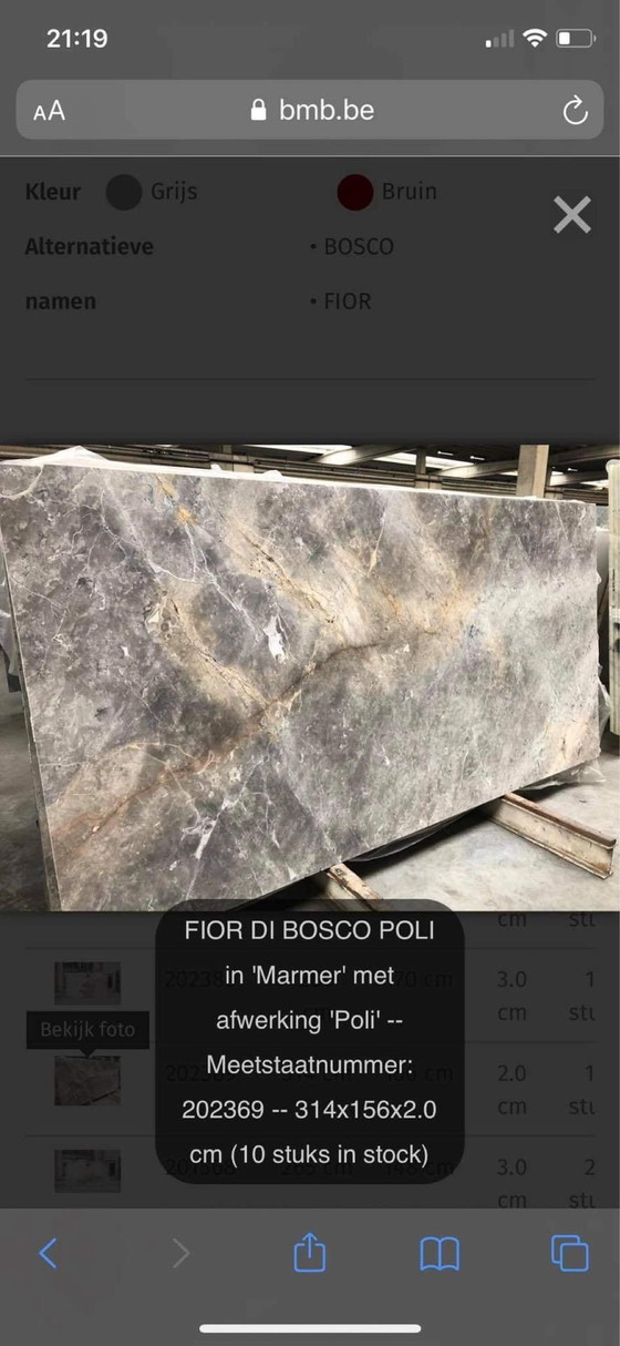 Image 1 of Marble coffee table