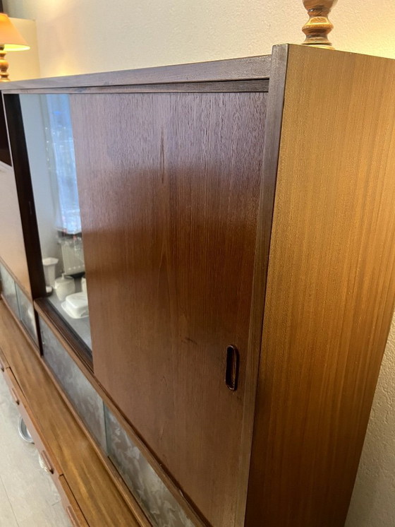 Image 1 of Credenza/parete vintage in teak di metà secolo | Anni '60 | Stile di design danese