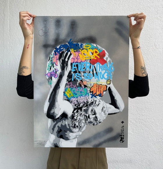 Image 1 of Quiona RIBES+ - Atlas Farnesio - Peinture d'artiste sous cadre