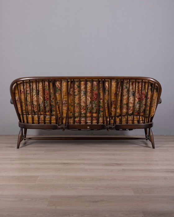 Image 1 of VINTAGE 1960s WOODEN SOFA DESIGNED BY L. ERCOLANI FOR ERCOL