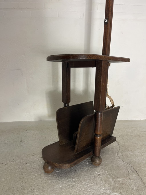 Vintage Staande Lamp Lectuur Bak