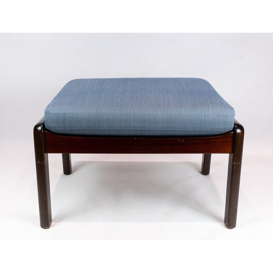 Image 1 of Vintage mahogany stool by Ole Wanscher and P. Jeppesen