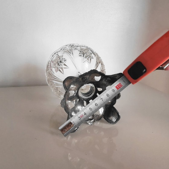 Image 1 of Antike Bonboniere aus geschliffenem Kristall