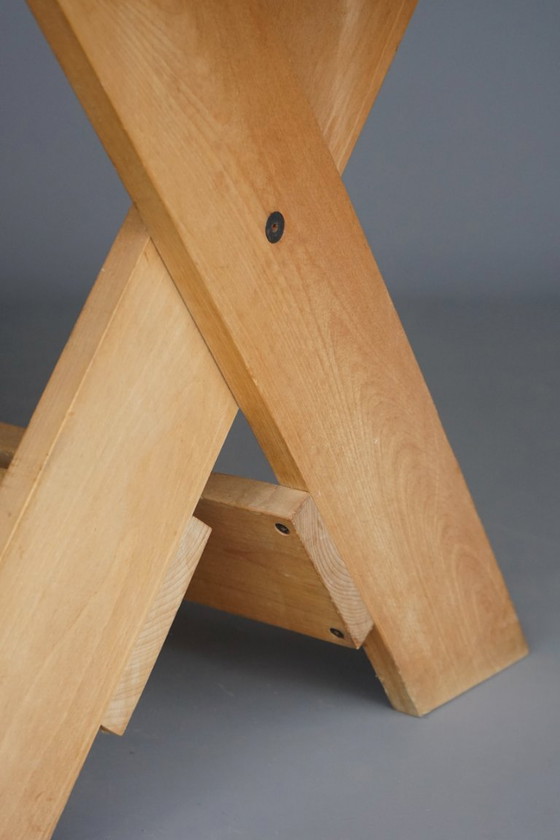 Image 1 of Un raro tavolo da pranzo 'Crate' di Gerrit Rietveld per Cassina, anni '80