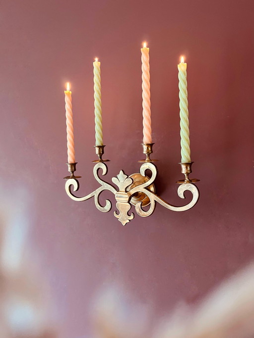 💛Grande applique da parete in ottone dal design unico💛