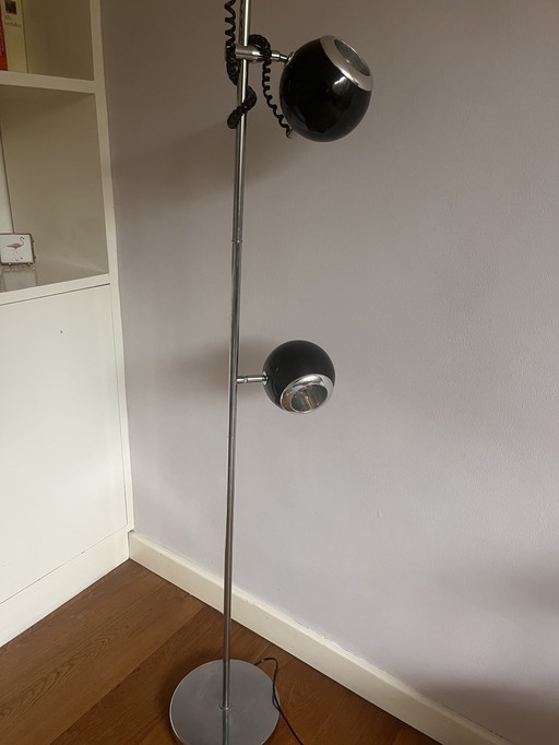 Leitmotiv vloerlamp retro zwart