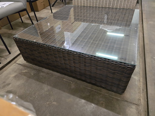 Garden Wicker Coffee table lounge 105x105x35H