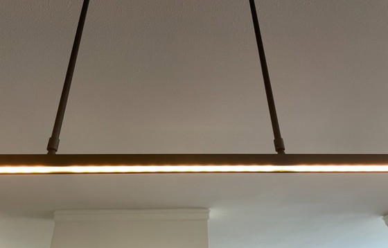 Image 1 of Hanglamp Real 3 zwart nikkel 160 cm te koop