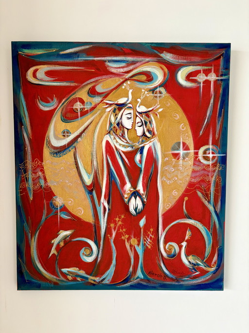 Schilderij kunstschilder Serob Darbinian 60x70 cm