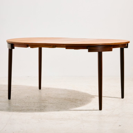 Image 1 of MK11690 Esszimmerset aus Teakholz von Hans Olsen für Frem Røjle, 5er-Set