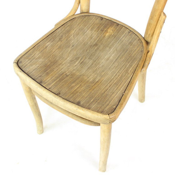 Image 1 of Vintage bistrostolen van gebogen hout van Thonet, jaren 1920