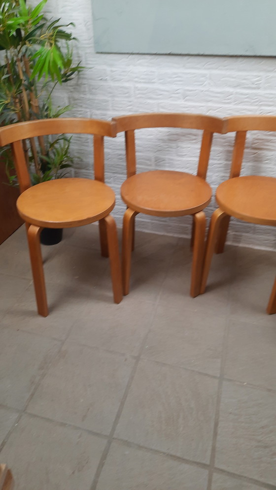 Image 1 of Set di 4 sedie nello stile di Alvar Aalto