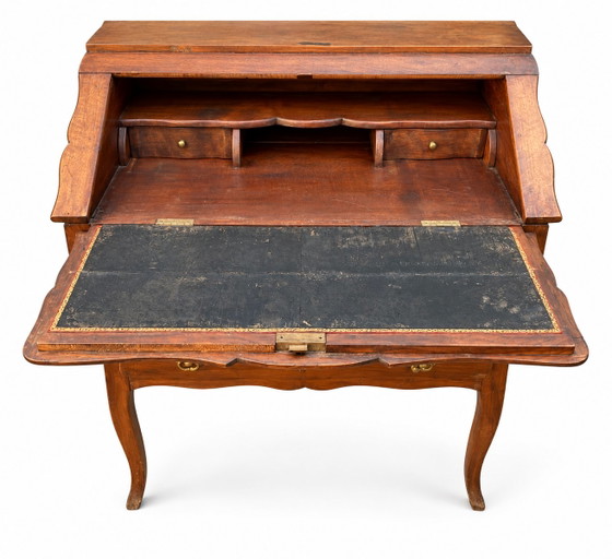 Louis XV Secretary Desk in Walnut 19th Century – Wood (photo 2 of 6)