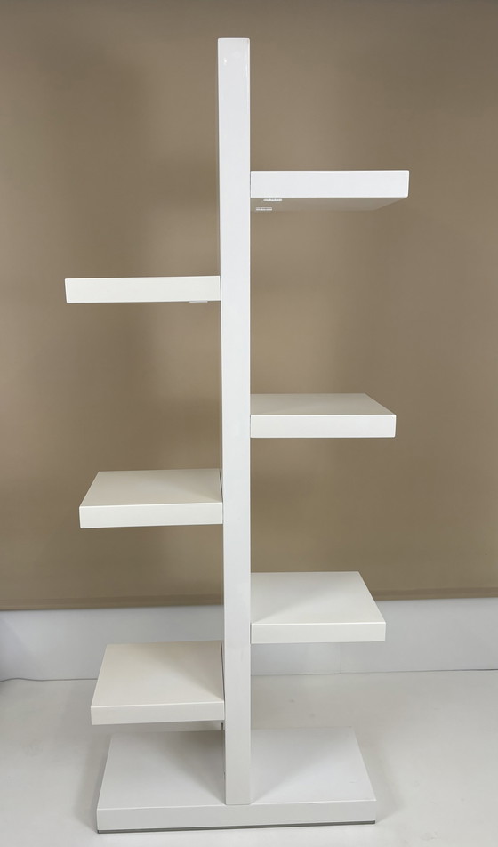 Image 1 of Libreria di design / espositore / mobiletto da parete étagère bianco lucido