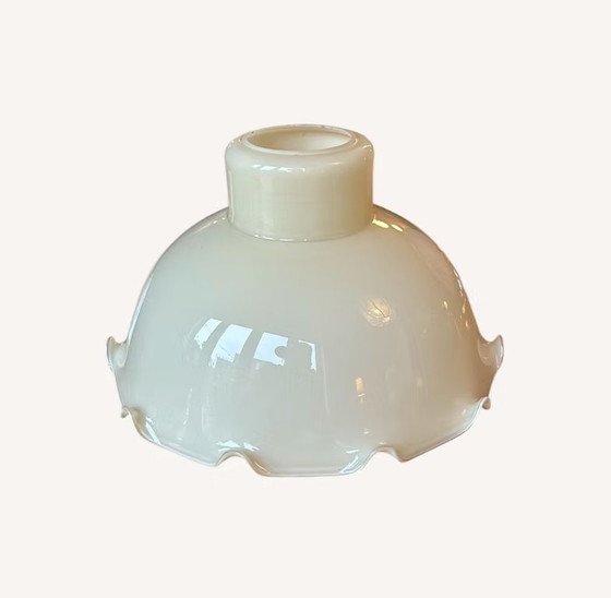 Image 1 of Opaline Lampshade in Butter Yellow