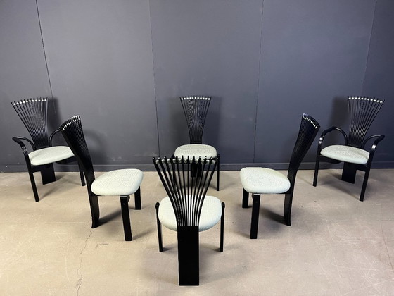 Image 1 of Totem chairs by Torstein Nilsen for Westnofa, 1980s set of 6