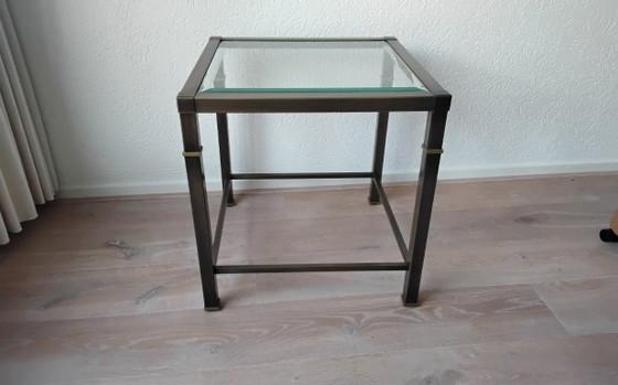 Set tavolino da caffè, tavolino d'appoggio e consolle – Tavolini da caffè, Glass, Metal (photo 8 of 10)