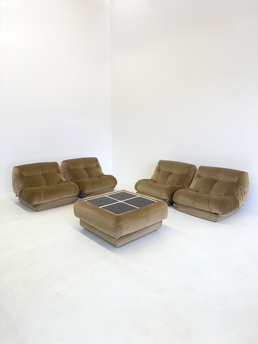 Nuvolone Modular Set With Coffee Table By Rino Maturi For Mimo Padova
