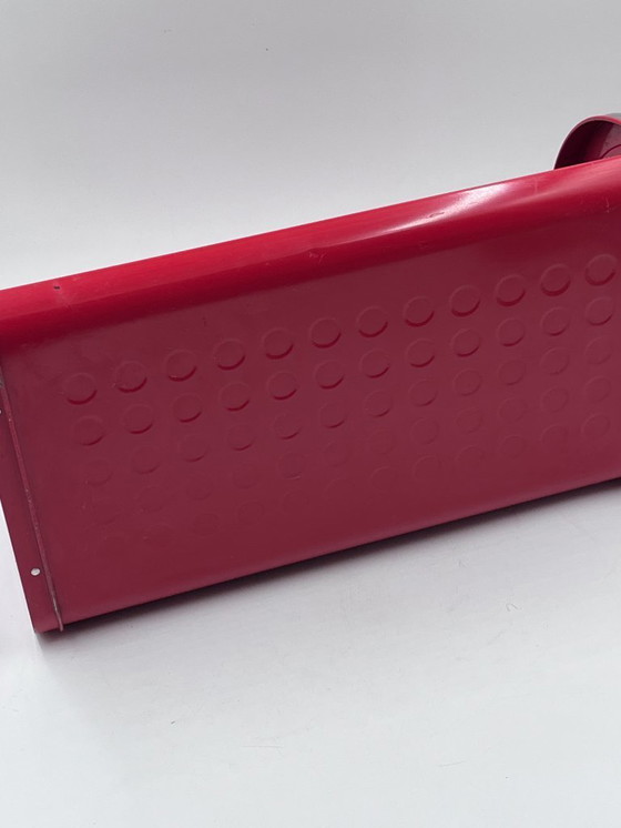 Image 1 of Red Brabantia bread box, 1980s vintage design